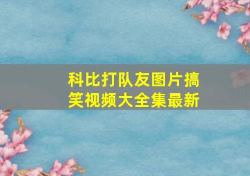 科比打队友图片搞笑视频大全集最新