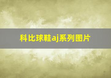 科比球鞋aj系列图片