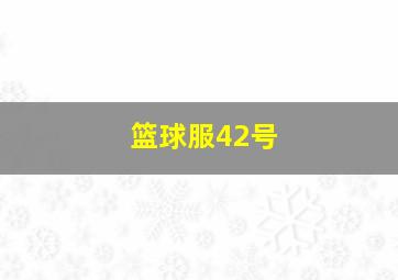 篮球服42号