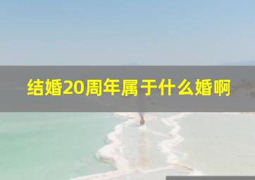 结婚20周年属于什么婚啊