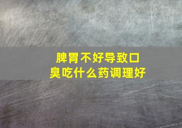 脾胃不好导致口臭吃什么药调理好