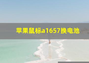 苹果鼠标a1657换电池