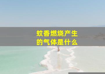 蚊香燃烧产生的气体是什么