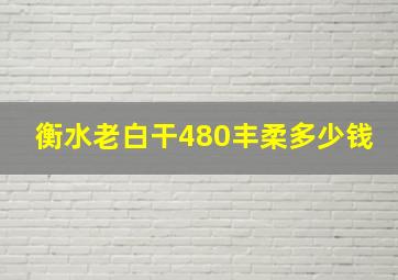 衡水老白干480丰柔多少钱