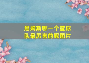 詹姆斯哪一个篮球队最厉害的呢图片