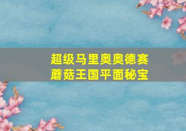 超级马里奥奥德赛蘑菇王国平面秘宝