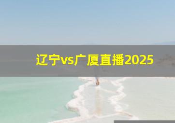 辽宁vs广厦直播2025