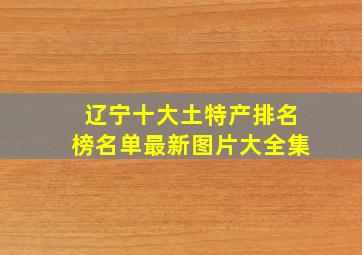 辽宁十大土特产排名榜名单最新图片大全集