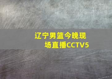 辽宁男篮今晚现场直播CCTV5