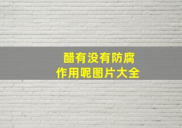 醋有没有防腐作用呢图片大全