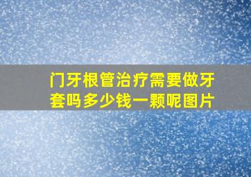 门牙根管治疗需要做牙套吗多少钱一颗呢图片