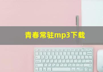 青春常驻mp3下载