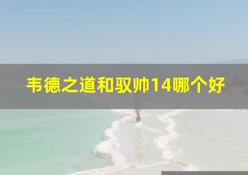 韦德之道和驭帅14哪个好