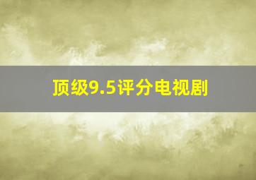 顶级9.5评分电视剧