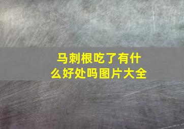 马刺根吃了有什么好处吗图片大全