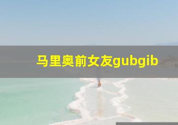 马里奥前女友gubgib