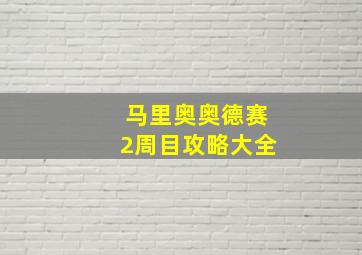 马里奥奥德赛2周目攻略大全