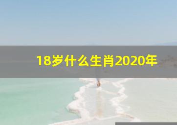 18岁什么生肖2020年