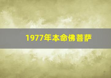 1977年本命佛菩萨