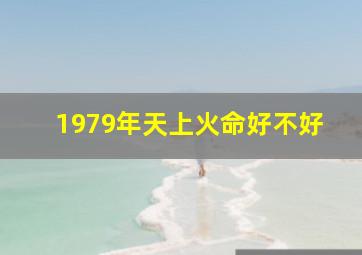 1979年天上火命好不好