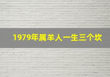 1979年属羊人一生三个坎