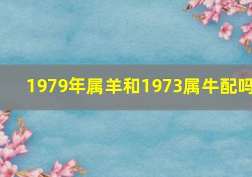 1979年属羊和1973属牛配吗