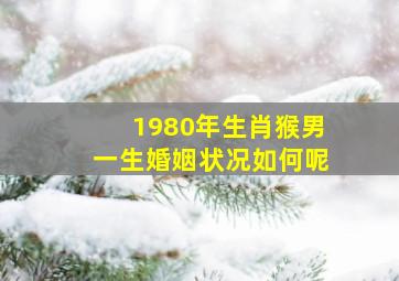 1980年生肖猴男一生婚姻状况如何呢