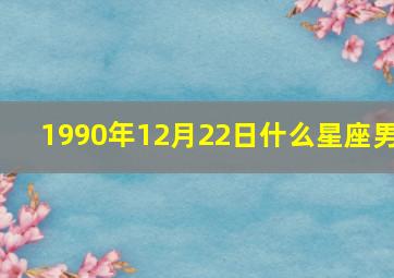 1990年12月22日什么星座男