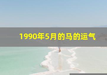 1990年5月的马的运气