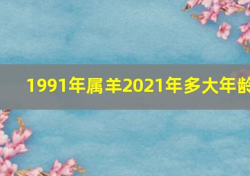 1991年属羊2021年多大年龄