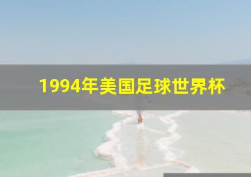 1994年美国足球世界杯