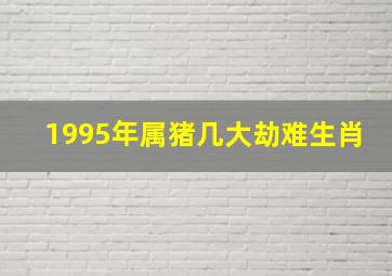 1995年属猪几大劫难生肖