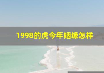 1998的虎今年姻缘怎样