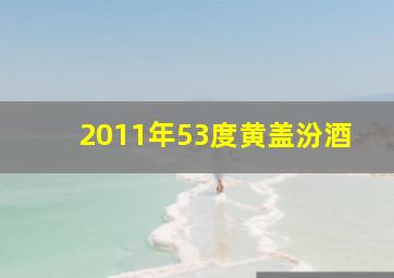 2011年53度黄盖汾酒