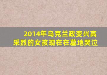 2014年乌克兰政变兴高采烈的女孩现在在墓地哭泣