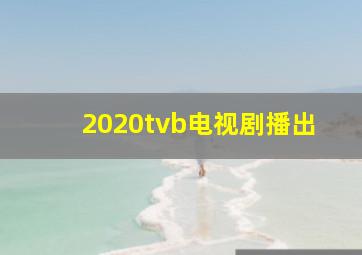 2020tvb电视剧播出