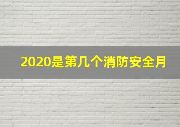 2020是第几个消防安全月