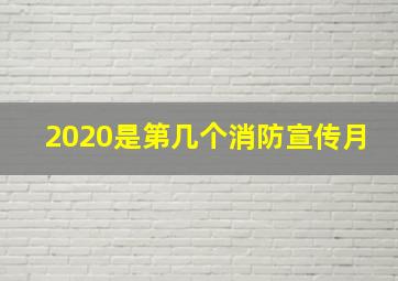 2020是第几个消防宣传月