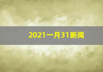 2021一月31新闻