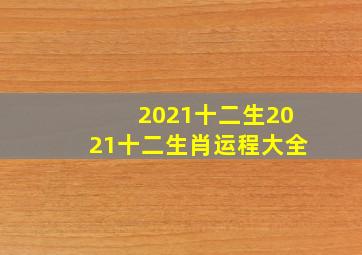 2021十二生2021十二生肖运程大全