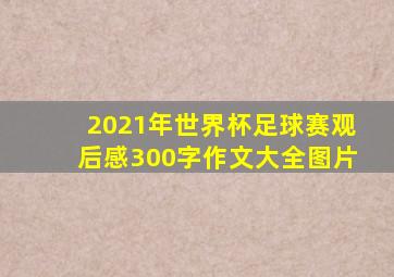 2021年世界杯足球赛观后感300字作文大全图片