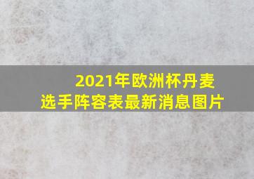 2021年欧洲杯丹麦选手阵容表最新消息图片