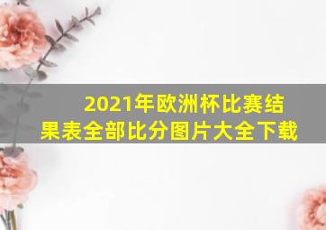 2021年欧洲杯比赛结果表全部比分图片大全下载