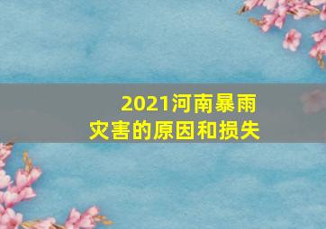 2021河南暴雨灾害的原因和损失