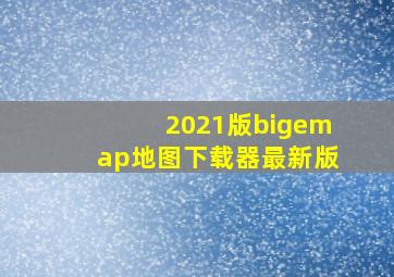 2021版bigemap地图下载器最新版