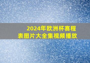 2024年欧洲杯赛程表图片大全集视频播放