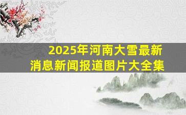 2025年河南大雪最新消息新闻报道图片大全集