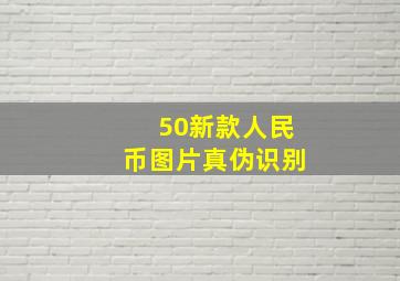 50新款人民币图片真伪识别