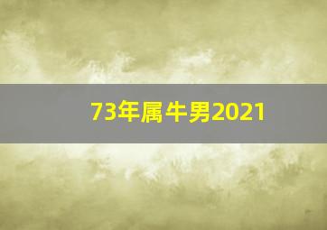 73年属牛男2021