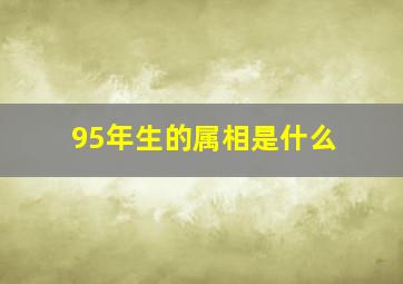 95年生的属相是什么